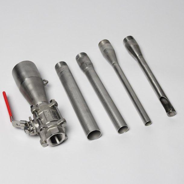 Nozzles in different sizes